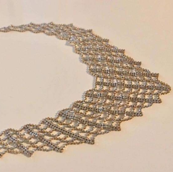 ▪︎ 14k Solid Gold 2tone Beads Necklace ▪︎ - Picture 4 of 10